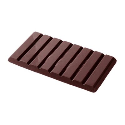 POLYCARBONATE MOLD TABLET 1X8 FLAT 27.5X17.5X2.4CM
